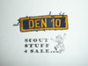 Den 10 Patch, used