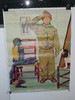 Can't Wait by Norman Rockwell Poster, 18" x 24", #P76, some condition issues