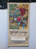 1983 Boy Scout Wall Calendar, Full Size, Family Camping by Joseph Csatari, 16" x 34", Complete, #P91