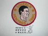 Lincoln Heritage Trail Patch, tan twill with red r/e bdr