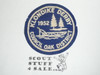 1952 Council Oak District Klondike Derby Felt Patch