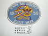 Los Angeles Area Council, South Bay District Scout Week Patch, 1959