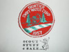 Los Angeles Area Council, Frontier District Swift Water Camp Patch, 1957