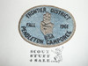 Los Angeles Area Council, Frontier District Pendleton Camporee Patch, 1961