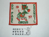 Du Page Area Council Scout Circus Patch, 1957