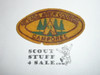 1953 Nevada Area Council  Camporee Felt Patch
