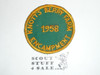 Knott's Berry Farm Scout Encampment Patch, 1958