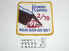 Mason-Dixon Council Klondike Kamporee Patch, 1970