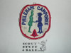Philadelphia Council Philenape District Camporee Patch, lite use