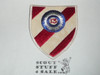 Siwanoy Council New Rochelle NY Troop 13 Patch, 1950's, Large Shield