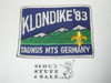 Transatlantic Council Klondike Patch, Germany, 1983