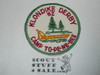 Camp To-Pe-Ne-Bee Klondike Derby Patch, 1962