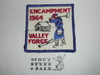 Valley Forge Council Encampment Patch, 1964