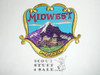 Midwest Swiss Embroideries Company Inc Promotional Patch, turq blue