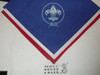 1987-1988 Boy Scout World Jamboree BSA Contingent Staff Neckerchief, printed