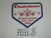 1983 Boy Scout World Jamboree Pacific Western Patch