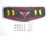 Order of the Arrow Lodge #7 Owasippe zs1 World Champion Chicago Bulls Flap Patch - Boy Scout