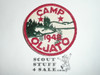 Camp Oljato Patch, Stanford Area Council, 1948