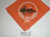 Camp Fleischmann STAFF Patch, Nevada Area Council, Orange