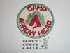 Camp Arrow Head Patch, c/e twill
