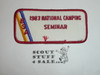 1983 National Camping Seminar Patch, Boy Scouts of America