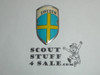 Sweden Hiking Staff Emblem
