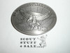 Camp Three Falls Cast Belt Buckle, Ventura County Council