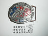 2001 National Jamboree Belt Buckle, pewter with enamel