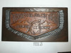 Order of the Arrow Lodge #418 Thay-Eh-Da-Ne-Gra Carved Wood Flap Patch, 14" x 7 1/4", Carved by  Steve Guyer Jr.