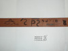 Philmont Scout Ranch, Tooled Leather Belt with Brands on the reverse side, 40" waist, Unused