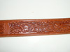 Philmont Scout Ranch, 2013 75th Anniversary Tooled Leather Belt, 46" waist, Unused