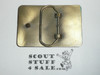 Philmont Scout Ranch, Cast Bronze Belt Buckle with Verde Finish