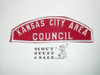 Kansas City Area Council Red/White Council Strip - Boy Scout
