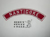 NANTICOKE Red and White Community Strip