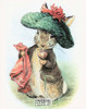 Tale of Benjamin Bunny Beatrix Potter Postcard Classico SF #206-007, 8x10"