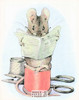 Tailor Of Gloucester Beatrix Potter Postcard Classico SF #206-009, 8x10"