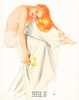 Alberto Vargas "Vargas Girl" Art Postcard, Classico SF #223-004, 8x10"