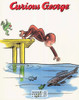 Curious George Cartoon Postcard by Classico San Francisco #228-001, 8x10"