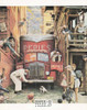 THE ROADBLOCK, Norman Rockwell Artwork Postcard, Classico SF #575-018, 8x10"