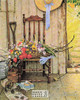 SPRING FLOWERS, Norman Rockwell Artwork Postcard, Classico SF #575-023, 8x10"