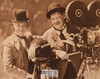 Laurel and Hardy Sepia Poster Postcard by Classico SF #130-001, 11x14"