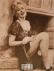 Marilyn Monroe in Bus Stop Sepia Poster Postcard by Classico SF #130-004, 11x14"