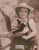 Shirley Temple Sepia Poster Postcard by Classico SF #130-006, 11x14"
