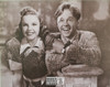 Judy Garland & Mickey Rooney Sepia Poster Postcard by Classico SF #130-027, 11x14"
