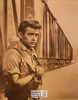 James Dean Sepia Poster Postcard by Classico SF #130-191, 11x14"