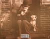 Charlie Chaplin Sepia Poster Postcard by Classico SF #130-386, 11x14"