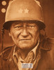 John Wayne Sepia Poster Postcard by Classico SF #130-e16, 11x14"