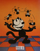 Felix the Cat Cartoon Poster Postcard by Classico SF #182-069, 11x14"