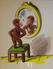 Curious George Poster Postcard by Classico SF #182-088, 11x14"