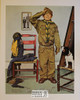 CAN'T WAIT Boy Scout Norman Rockwell Postcard #182-124, 11x14"